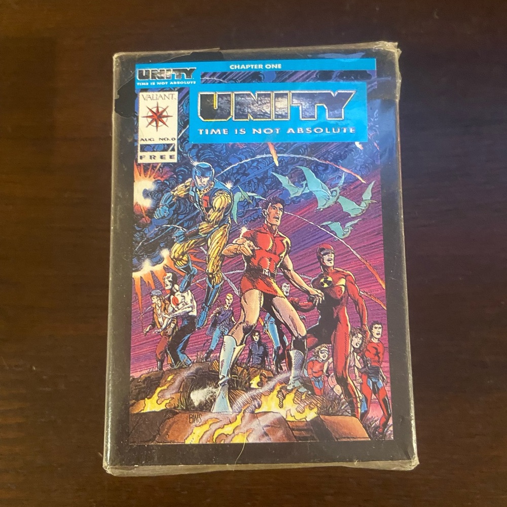 Complete set of Unity Time is Not Absolute cards by Comic Images.  90 card set